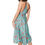 Thumbnail: Turquoise Orange Blue Women Dress