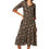 Thumbnail: Black Orange Grey Women Dress