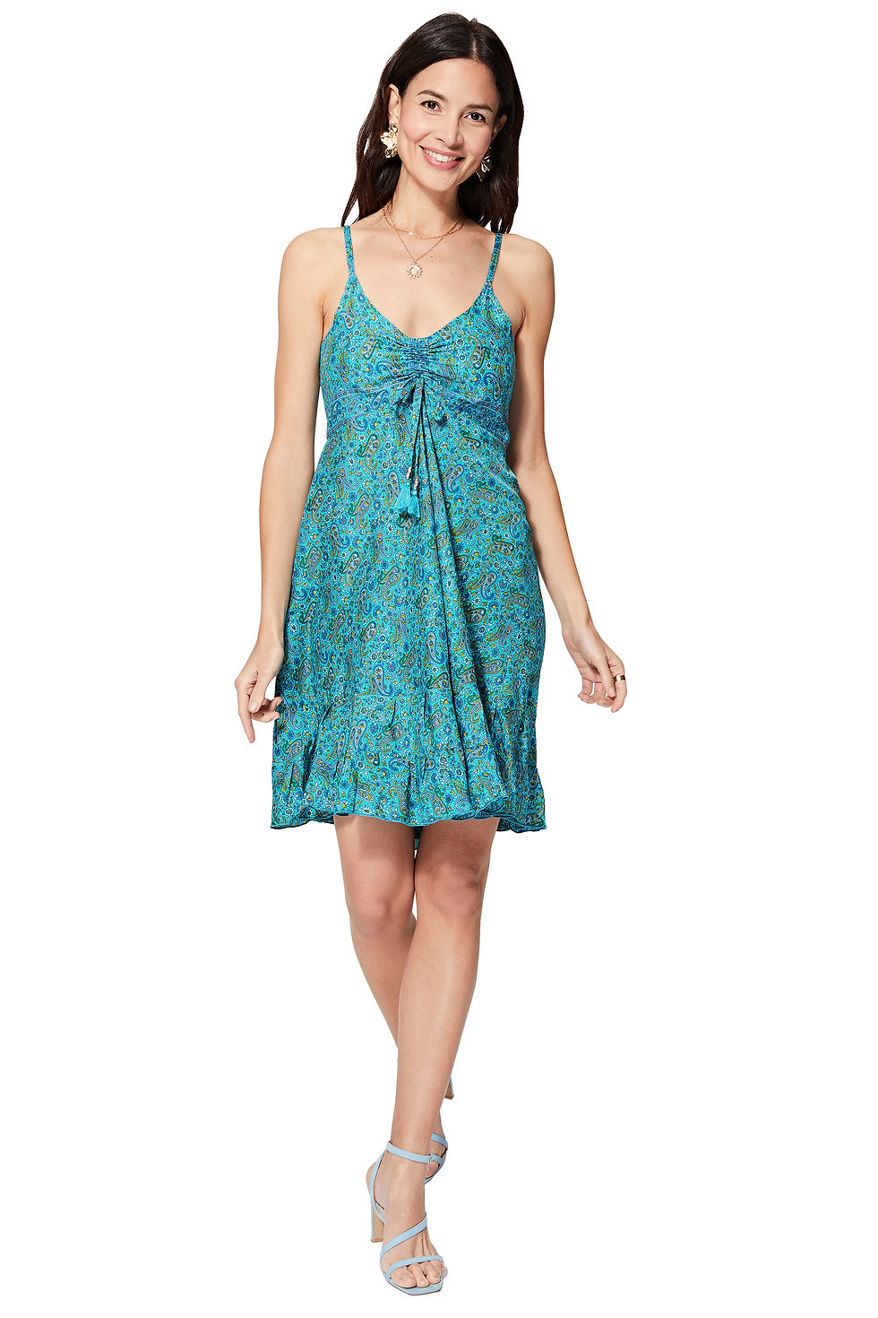Vestido de Mujer Turquesa Azul Verde