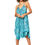 Thumbnail: Green Blue Brown Women Dress