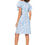 Miniatura: White Blue Purple Women Dress
