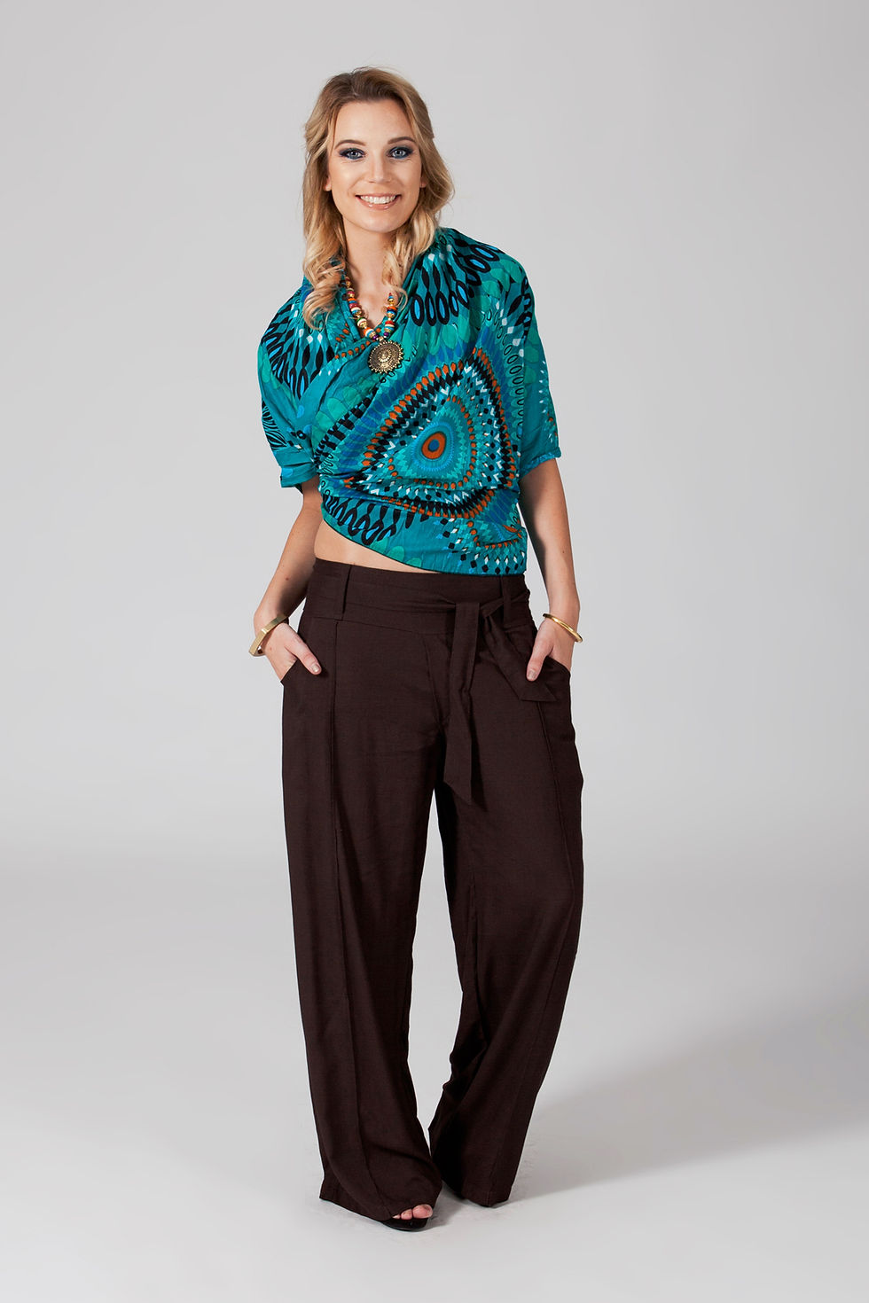 Thumbnail: Brown Women Trousers