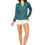 Miniatura: Camisa de Mujer Verde Gris Beige