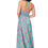 Thumbnail: Turquoise Pink Blue Women Dress