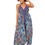 Thumbnail: Turquoise Purple Green Women Jumpsuit