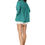 Miniatura: Turquesa Verde Gris Mujeres Kimono