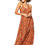 Thumbnail: Grey Orange Women Dress