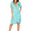 Miniatura: Vestido de Mujer Turquesa Blanco