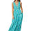 Thumbnail: Turquoise Cream Beige Women Dress
