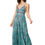 Miniatura: Purple Turquoise Pink Women Dress