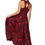 Thumbnail: Black Red Gold Women Dress