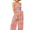 Thumbnail: Pink Orange Turquoise Beige Women Jumpsuit