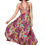 Thumbnail: Purple Pink Multicoloured Women Dress